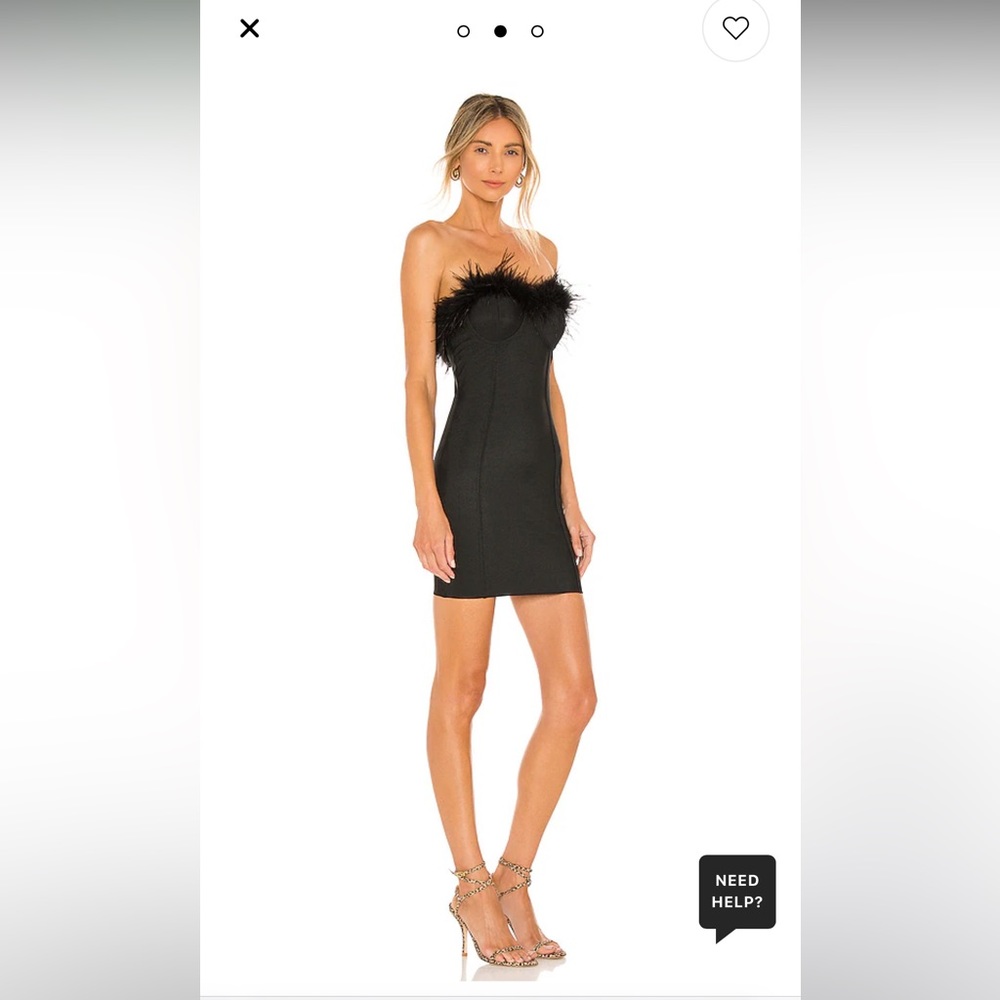 Ramona Bustier Dress in Black